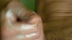 Cumshot close up glans