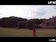 Beautiful Lesbians Vanessa Decker & Angel Wicky Finger & Lick Their Slutty Holes Outdoors - A GIRL KNOWS 1/16