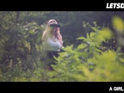 Beautiful Lesbians Vanessa Decker & Angel Wicky Finger & Lick Their Slutty Holes Outdoors - A GIRL KNOWS 4/16