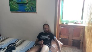 Indoors Masturbation + chocolate ending