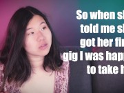 The photographer starts face fucking your girlfriend at her first photo shoot (trailer) 4/16