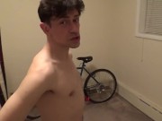 XXX Jock Maolo the Pornstar Rides A Bike Naked! 16/16
