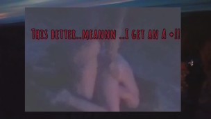 Worried Teacher, gives Seducing Student, EXTRA CREDIT to Slip aHEAD of Class! ROUND 2