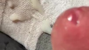 Morning Wood Cumshot On Sock