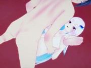 Lize Helesta and I have intense sex in the bedroom. - Nijisanji VTuber Hentai 16/16
