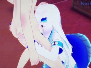 Lize Helesta and I have intense sex in the bedroom. - Nijisanji VTuber Hentai 2/16