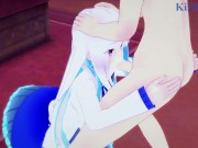 Lize Helesta and I have intense sex in the bedroom. - Nijisanji VTuber Hentai 3/16