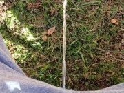 Backyard Pissing Sitting Down 7/16