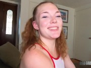 BadDaddyPOV - Horny Redhead Teen Samantha Reigns Spreads her Legs Wide for Stepdaddy 2/16