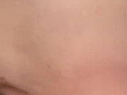 Making my tight 19 year old pussy wet using my vibrator 12/16