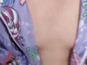 変態美少女ななみちゃん💕微乳だけど10代の美肌💕パイパン💕日本人の自画撮りです💕 3/16