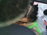 Step mom Blowjob with custom writing on forehead 13/16