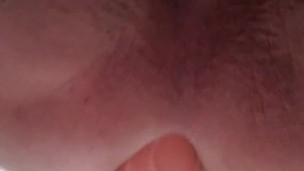 Anally fucking my 18 inch extremely thick dildo