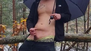 I got mine in the woods when it rained