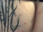 enfiou a escova no cuzinho 14/16