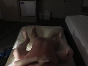 隣で寝てる家族にバレないようにSEX。喘ぎ声を押し殺すサイレントセックスで中出し