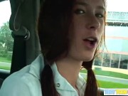 BrookeSkye fingering on car