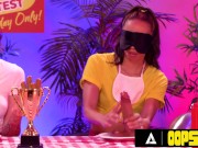 Sexy Babes Have 3 WAY STRAP-ON FUCK FEST At Competition 2/16