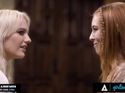 Sad Blonde Bangs A Hot Redhead 5/16