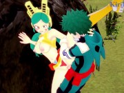 Tomoko Shiretoko (Ragdoll) and Izuku Midoriya have intense sex outdoors. - My Hero Academia Hentai 2/16