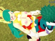 Tomoko Shiretoko (Ragdoll) and Izuku Midoriya have intense sex outdoors. - My Hero Academia Hentai 8/16