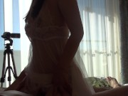 「あぁん！もっとしてぇ♡イクっイクっ！」エッチ大好きな素人桃尻奥さまがバックで高速ピストンされてガチ昇天するする姿♡（人妻／熟女／四十路／個人撮影／着衣／騎乗位／ランジェリー／杭打ちピストン） 11/16