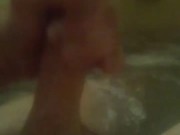 WhiteCock Masturbates In Bathtub 5/16