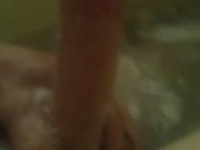 WhiteCock Masturbates In Bathtub 8/16