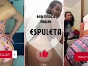 Batendo uma siririca no ônibus da viagem 1/16