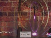 HOTTIE IN HOODIE WITH BIG TITS GIVES SLOPPY BLOWJOB 2/16