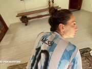 Vero Buffone Argentina apoyando a la selección 13/16