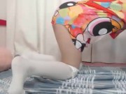 パイパン 美少女 ななみちゃん💕jcっぽく撮ってみた💕jsにも見える？？💕パイパン💕素人 微乳のオナニーです💕ちっぱい好きな人集まれ💕 1/16