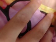 パイパン 美少女 ななみちゃん💕jcっぽく撮ってみた💕jsにも見える？？💕パイパン💕素人 微乳のオナニーです💕ちっぱい好きな人集まれ💕 8/16