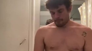 Pre shower strip and cum