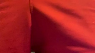 Jacking off for the camera hot solo male cumming on the couch