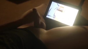 Blowing my first load after NNN with a ring and a plug