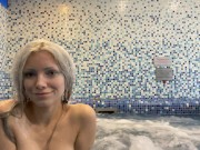 girl Vasya Sylvia swims in the jacuzzi and masturbates 12/16