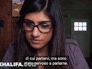 MIA KHALIFA - Sesso interrazziale con ragazza araba triste e ragazzi afroamericani ben dotati 1/16