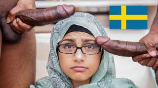 Arabisk - MIA KHALIFA - Interracial Sex med ledsen arabisk flicka och vÃ¤lutrustade  afroamerikanska killar - RedTube