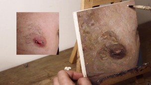 JOI OF PAINTING EPISODE 75 - Sensual Chest Work