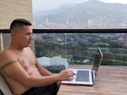 I Seduce my Stepbro to fuck and he ends fucking me outside on the balcony & he cums inside my pussy 1/16