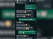 La mama cachonda de mi mejor amigo me invita a follar por WhatsApp 2/16