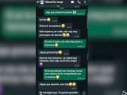 La mama cachonda de mi mejor amigo me invita a follar por WhatsApp 3/16