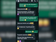La mama cachonda de mi mejor amigo me invita a follar por WhatsApp 4/16