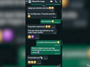 La mama cachonda de mi mejor amigo me invita a follar por WhatsApp 5/16