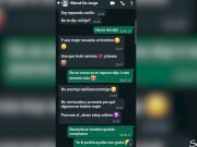 La mama cachonda de mi mejor amigo me invita a follar por WhatsApp 8/16