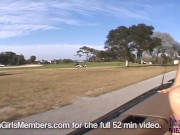 Two Friends Ride Around Tampa Flashing In My Car 6/16