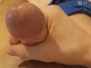 I play with my dick while my wife is at work. Cum on myself 2/16