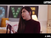 Hot Slutty Lesbians Anya Krey & Aysha Dama Toy & Finger Their Juicy Twats In Hot Action - A GIRL KNOWS 4/16