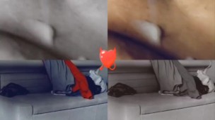 Jacking off and playing with toy